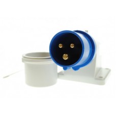 Caravan Mains 230Volt Inlet And Cap
