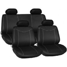 Grey Racing Style Full Seat Cover Set