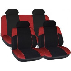 Racing Red Racing Style Full Seat Cover Set 