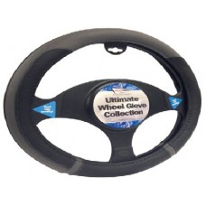 Black/Grey Steering Wheel Glove.
