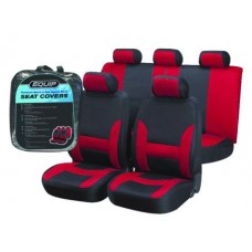 Red & Black Sports Seat Cover Set