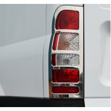 Chrome Tailight Covers For 2000 to 2014 Ford Transit Van