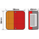 Rear Square Combination Lamp